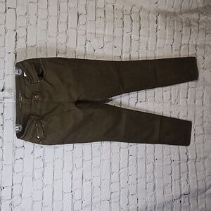 Chico's army green platinum jegging